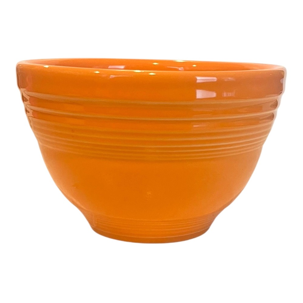 Homer Laughlin Co HCL Fiesta Tangarine Orange Nesting Mixing Bowl 6"